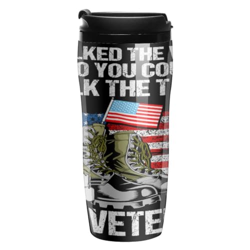 BSUYGET U S Veteran Boots And Flag Coffee Cup 12oz