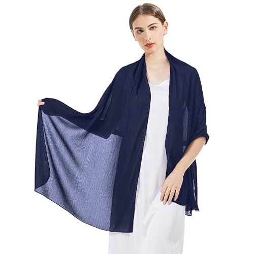 Chiffon Shawl Wraps Scarves for Formal Evening Party Dress, Bride Bridesmaid Shawl for Wedding4
