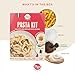 My Cooking Box Gourmet Pasta Dinner Meal Kit - Fusilli Pasta with Cheese and Truffle Sauce, 16.5 oz (467g), all the Italian Ingredients Needed in one Box, 2/3 Servings, Cooking Box, food gifts