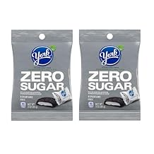 Hersh Zero Sugar Peppermint Patties Dark Chocolate Great for Stocking Stuffers and Around the Holidays, 3-Count, 3-Ounce Bags Pack of 3, Peppermint