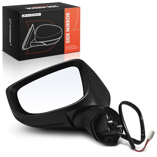 A-Premium Driver Side Power Door Mirror - Compatible with Mazda 3, 3 Sport, 2014 2015 2016 - Non-Heated Manual Folding Black Outside Rear View Mirror w/Blind Spot Detection - Replace# BJT169181A by A-Premium - Used condition - US$53.61