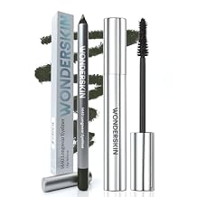 Wonderskin 1440 بطانة العين الطويلة الزيتون مع ماسكارا Wonderskin الأسود
