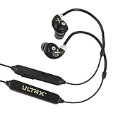 ULTRX Bionic Fuse Around The Neck Bluetooth Earphones - in-Ear True Wireless Neckband Sport Buds - Fast Charging - Black