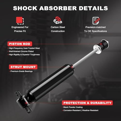 SCITOO 2pcs Front Shock Absorbers Replace for Toyota for Tacoma RWD by SCITOO - Used condition - Image 4