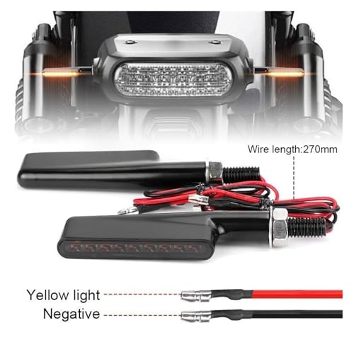 Luz de Señal de Giro para Moto con Efecto de Flujo Intermitente 3