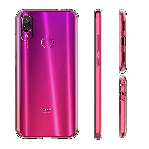 Image of Case Creation Brand -Plastic Mobile Cover For Xiaomi Redmi Note 7 (Soft & Flexible Back Case),Transparent