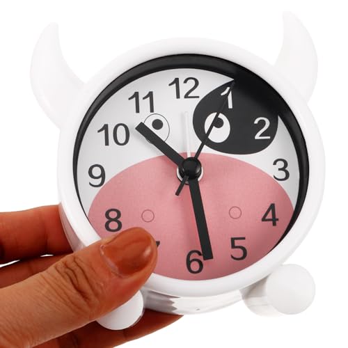 Reloj de mesa de vaca Milisten para decorar el dormitorio infantil y estudiar 8