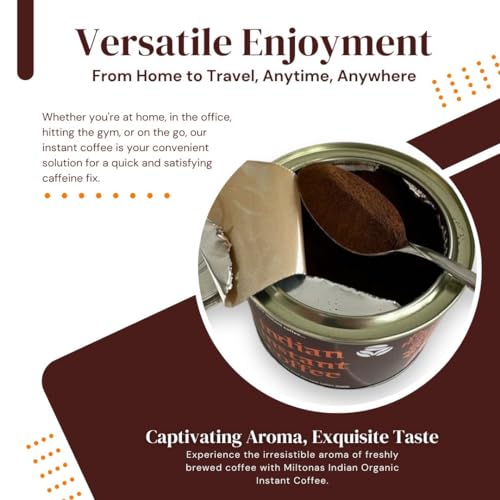 Miltonas Indian Organic Instant Coffee