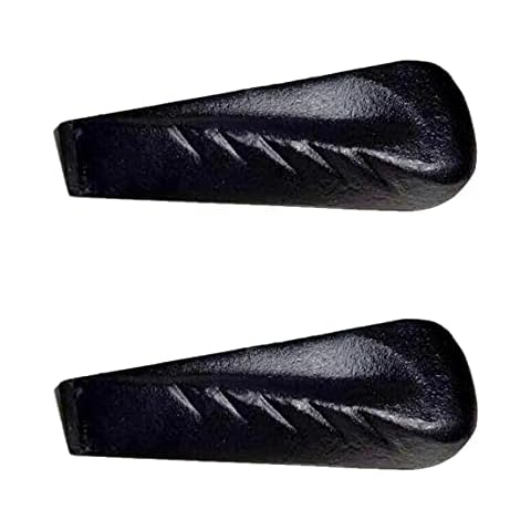 BigDean 2x Drehspalt-Keil 21,5 x 6 cm - 2,25 kg schwer - Massiv & sicher - Spaltkeil Holzspalter Cover
