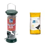RSPB Premium Hanging Nyjer Seed Feeder & Nyjer seed Wild Bird Food 900 grams, Ideally Used in a Hanging Nyjer Bird Feeder, Niger Seed, Supporting The, Can Attract Goldfinches, Greenfinches & Siskins
