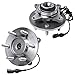 DETROIT AXLE - Front Driver and Passenger Side Wheel Hub and Bearing Assembly fits 2003 2004 2005 2006 Ford Expedition Lincoln Navigator 4x4 Only