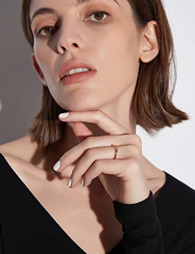 greenpod 2mm 4mm 6mm tungsten wedding bands ring for women men rose gold platedsilver24k gold platedblack polished slim engagement promise rings comfort fit size 4-13