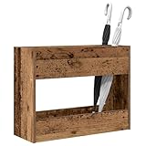 【Points clés】 Sa construction en bois d'ingénierie est robuste et avec une finition soignée, il reste élégant. Son design polyvalent comprend des compartiments qui offrent du rangement au-delà des parapluies, accueillant tout le nécessaire. Cette fonction en fait un rangement pratique et un accent stylé dans tout type d'environnement. Ajoutez à ça son entretien facile, avec un nettoyage rapide.