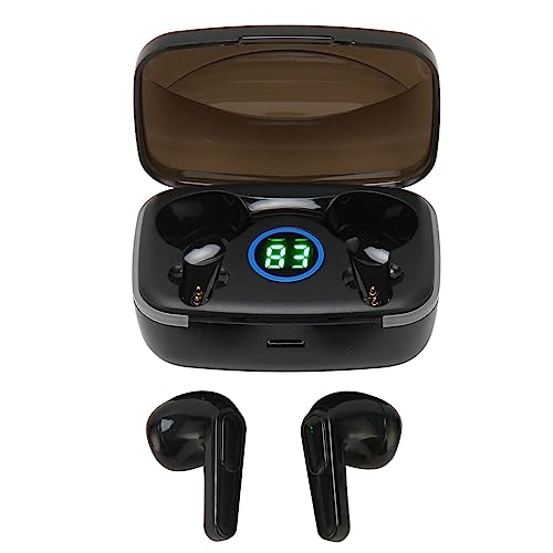 Auriculares Inalámbricos 5.3 con Estuche de Carga, IPX7 a Prueba de Agua, Graves Intensos, Cancelación de Ruido, para Teléfonos Celulares, Tabletas, Computadoras Portátiles