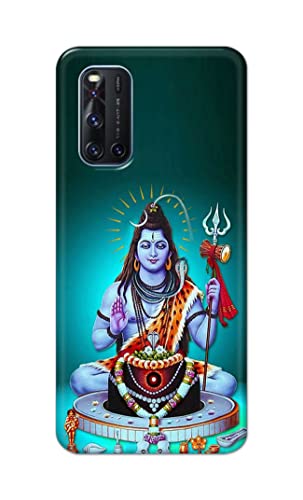 Image of Printed Hard Back Cover Case for Vivo V19 Back Cover (Lord Shiva) -1803