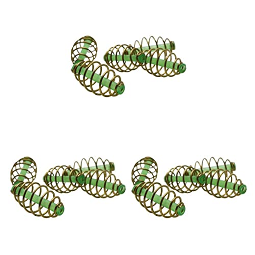 SUIOPPYUW 3 Satz von Angeln Spring Feeder Bait Cage Methode Salzwasser Tackle S – Bild 4