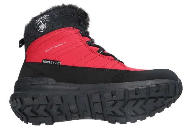 SN44 OCIEPLANE ŚNIEGOWCE BOTKI TRAPERY BUTY ZIMOWE RED 37