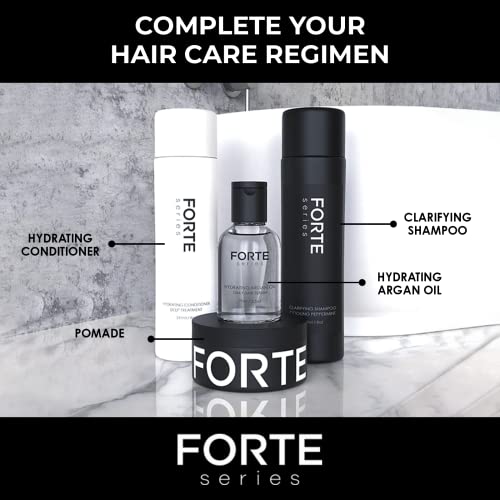 Hydrating Hair Conditioner For Men By Forte Series | Deep Treatment Hair Conditioner For Damaged Hair | Nourishing Conditioner For Dry Hair | Sulfate & Paraben Free Conditioner For Frizzy Hair, (8 Oz) #TOP5