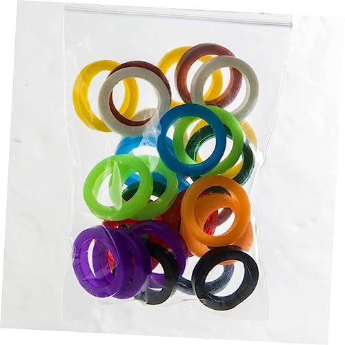 Capuchons clés silicone Mikikit anneau identification clé imperméable - 6