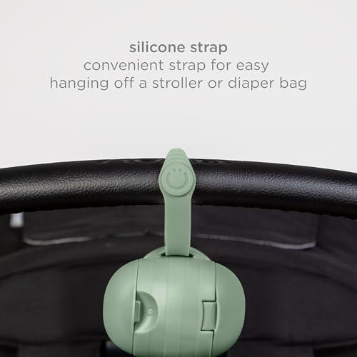 Image of Ubbi On-The-Go Dual Pacifier Holder, Baby Pacifier Case with Strap, Sage