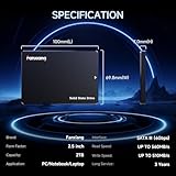 fanxiang 2TB SSD SATA III 6Gb/s 2.5″, Up to 560MB/s, SATA SSD 2TB, Internal Solid State Drives for Laptop, PC Desktops-S101Q - Image 5