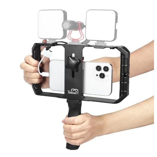 Taisioner Smartphone Video Rig Hand Girp Stabilizer Filmmaking Case