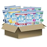 Like Air Puffcorn 5 Flavor Variety Pack (Pack of 10) - Snack Box, 50 Calories Per Cup, Gluten Free Snacks For Kids, Kosher, Non-GMO Corn, Shark Tank Product