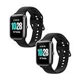 2 bracciali ID205L, 19 mm, per sport, impermeabili, in silicone, per ID205L/ID205G/ID205/ID205U/ID205S/ID215G/ID216/SW020/SW023/SW021