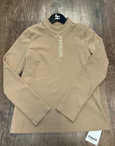 T-shirt fonctionnel Pikeur manches longues sans coutures soft taupe pour femme