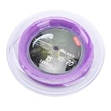 BX70 Badmintonschlägersaite, Hochelastisches Nylon, Badmintonschlägersaite, 0,7 Mm, Badmintonsaite, 200 M Spule (Lila)