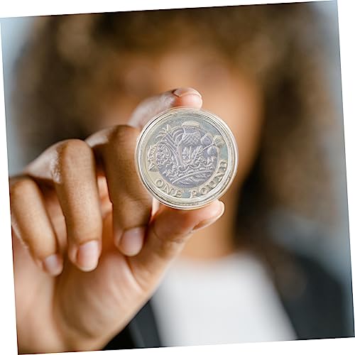 Cajas de cápsulas para monedas 25mm diámetro 100 pzas miniatura 5