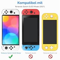 JETech Schutzfolie für Nintendo Switch (OLED-Modell), 2 Stück – Ansicht 2
