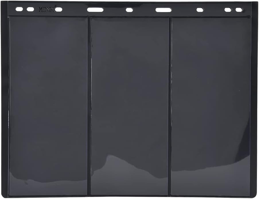 Stamp Album Page Sheets Universal 9-Holes Convenient for Standard Collection Book, Set of 10 for Stamp Collectors (3 lines on black background)