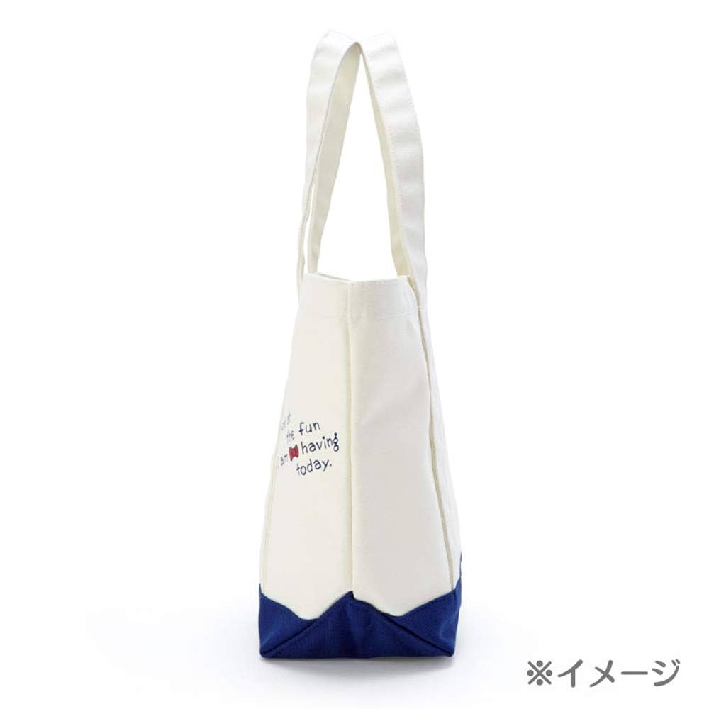 バッグ Sanrio ALEXIA STAM Ribbon Tote Bag White SanrioxALEXIA STAM Ribbon Tote Bag White
