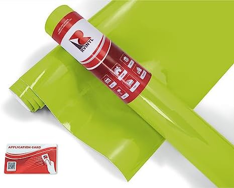 Avery Dennison SW900 731-O Gloss Lime Green Supreme Wrapping Film Vinyl Vehicle Car Wrap Sheet Roll - (84" x 60")
