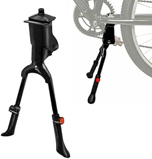 Scoutteemo Bike Stand Bipod Kickstand Double Kickstand for 26 27 28 29inch Bike 26-29inch Adjustable Bicycle Footrest