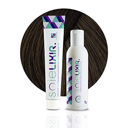 Soielixir Tinta Permanente per Capelli in crema SENZA Resorcina, Parafenilendiammina