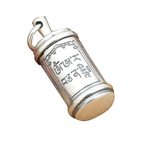 Pendentif en forme de boîte de prière pour rituel yoga et méditation