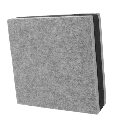 吸音材 マイクカバー の壁パネル 吸音デスクト 防音 ディフューザー サブウーファー遮音パッド 衝撃吸収スポンジ 吸音スピーカー ポリエステル Light Grey
