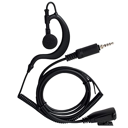 Auricular G para Yaesu VX-6R walkie-talkie con micro PTT cable roscado de 3.5mm HYS