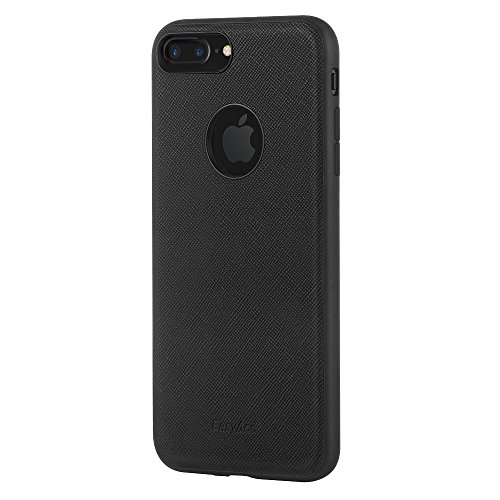 Easyacc Case for iPhone 7 Plus, iPhone 7 Plus Bumper Case Thin Fit Ultra Slim Premium Black Hard Magnetic Case Cover Compatible with iPhone 7 Plus