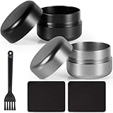 COKWEL 2 Stück Geruchsdichte Dose, Weed Box, ø54x42mm, Luftdicht, Wasser, Geruchsdicht, UV Licht geschützte Box Für Pillen Kräuter Gewürze