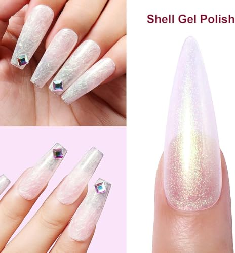 Esmalte de uñas gel perlado brillo 10ml miniatura 4