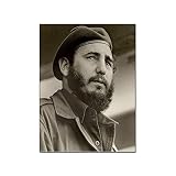 Motivational Poster Cuban Leader Fidel Castro Cigar Photo Print (1) Bedroom Decor Living Room Decor