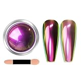 Nvzi 2 Jars 0.2g Each for DIY Nail Art Manicure Decor & Nail Accessories，N04