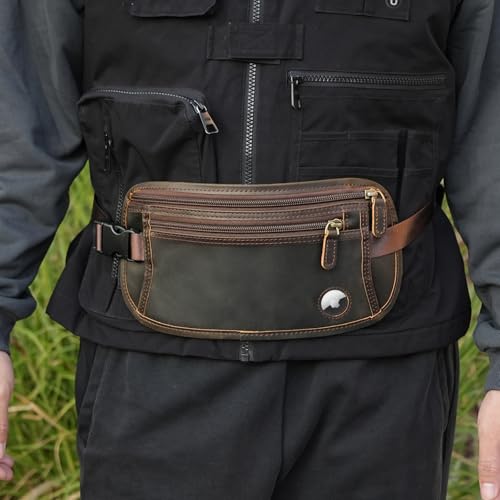 Polare Leather Money Belt Hidden Passport Holder Travel Pouch, AirTag Slot by POLARE ORIGINAL - Used condition - Image 6
