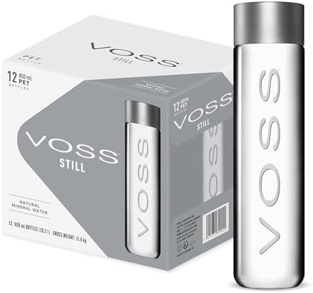 VOSS Still Natural Mineral Water ,Plastic Bottle, 850 ml (pack of 12)