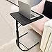 OHMG Table d'appoint légère,Table de Lit pour Ordinateur Portable,Table Canapé pour Ordinateur,Réglable en Hauteur,Bureau Debout, Table d'ordinateur Mobile,Pliable