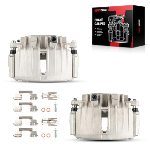 Image of Torchbeam Rear Brake Calipers Set for Chevrolet 2001 2003-2006 Silverado 1500, GMC 2001 2003-2006 Sierra 1500, Rear Left and Rear Right Calipers Replace # 18B4764+18B4765