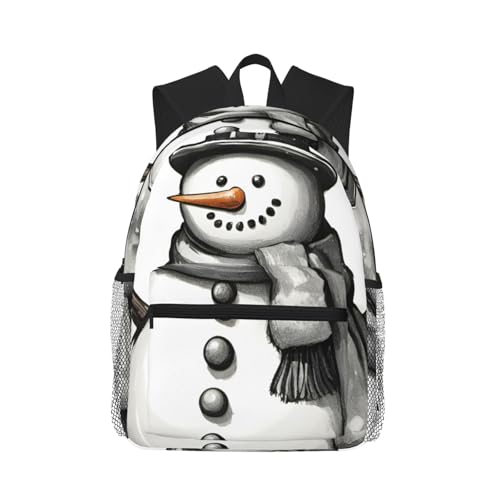 Sac à dos Bonhomme de neige de Noël pour vos voyages décontractés